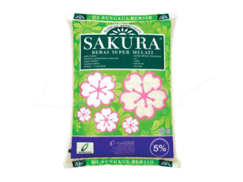 Sakura Beras Super Melati/ 櫻花本地白米 10kg